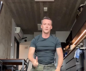 Krzysztof Kwiatkowski (Jakub Karski) na planie M jak miłość trenuje do Tańca z gwiazdami