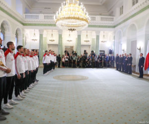 Siatkarze u prezydenta