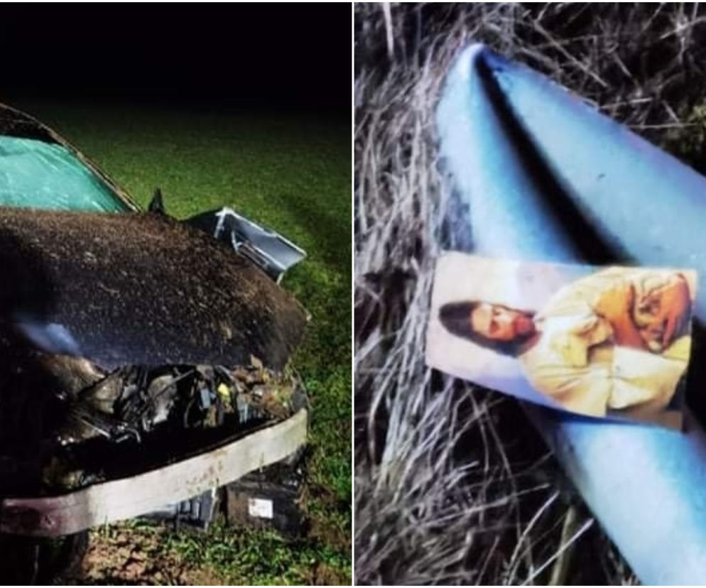 Lipiny. Audi roztrzaskało się o drzewo! Pasażerka nie żyje, kierowca ciężko ranny [ZDJĘCIA]