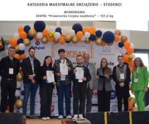 Studenci Politechniki stworzyli wyjątkowy dźwigar. Został doceniony w konkursie