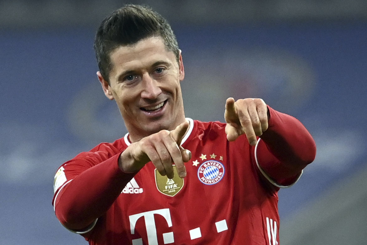 Robert Lewandowski na okładce