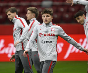 Trening reprezentacji Polski w Warszawie przed meczem z Albaną