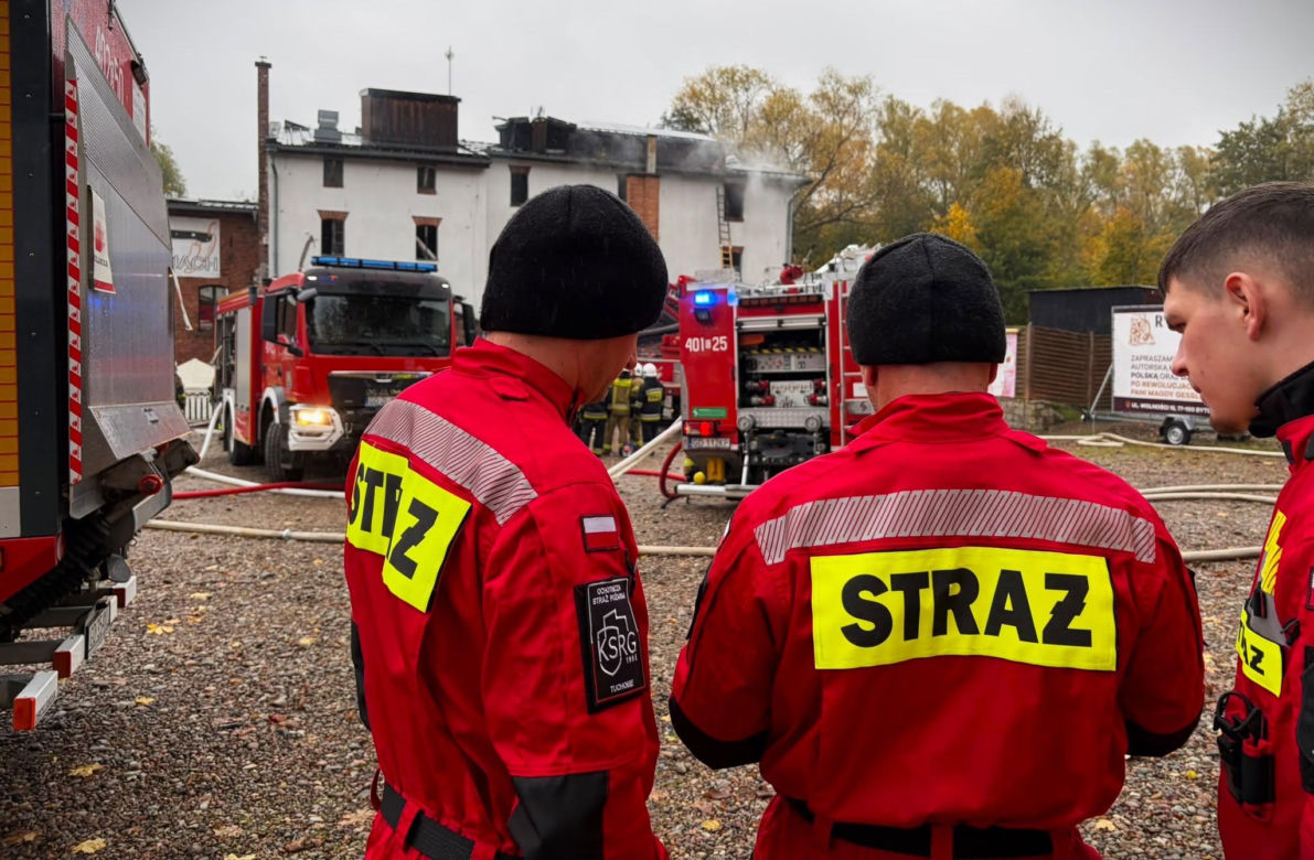 W budynku wybuchł pożar, a lokal został zamknięty do odwołania