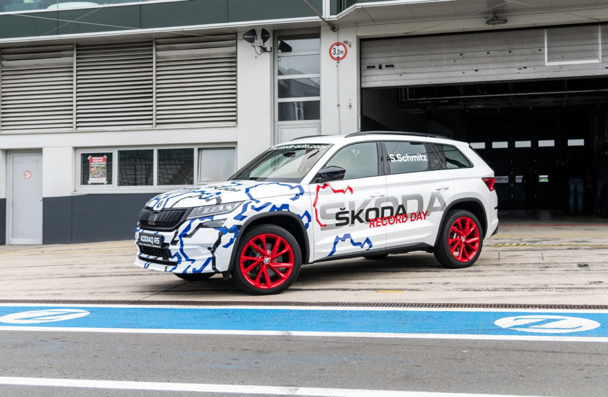 Skoda Kodiaq RS na Nurburgringu