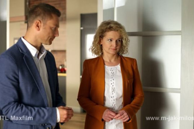 M jak MIŁOŚĆ. Marta (Dominika Ostałowska), Andrzej Budzyński (Krystian Wieczorek)
