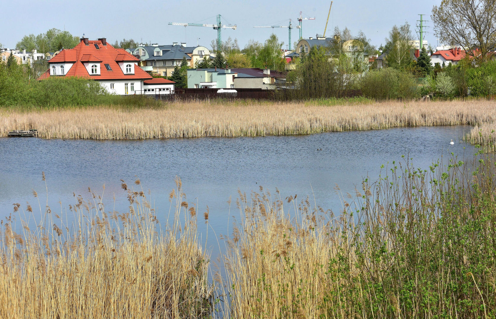 Jezioro Imielińskie w Warszawie w 2019 r.