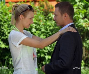 M jak MIŁOŚĆ, odc. 940. Małgosia (Joanna Koroniewska) i Andrzej Budzyński (Krystian Wieczorek)