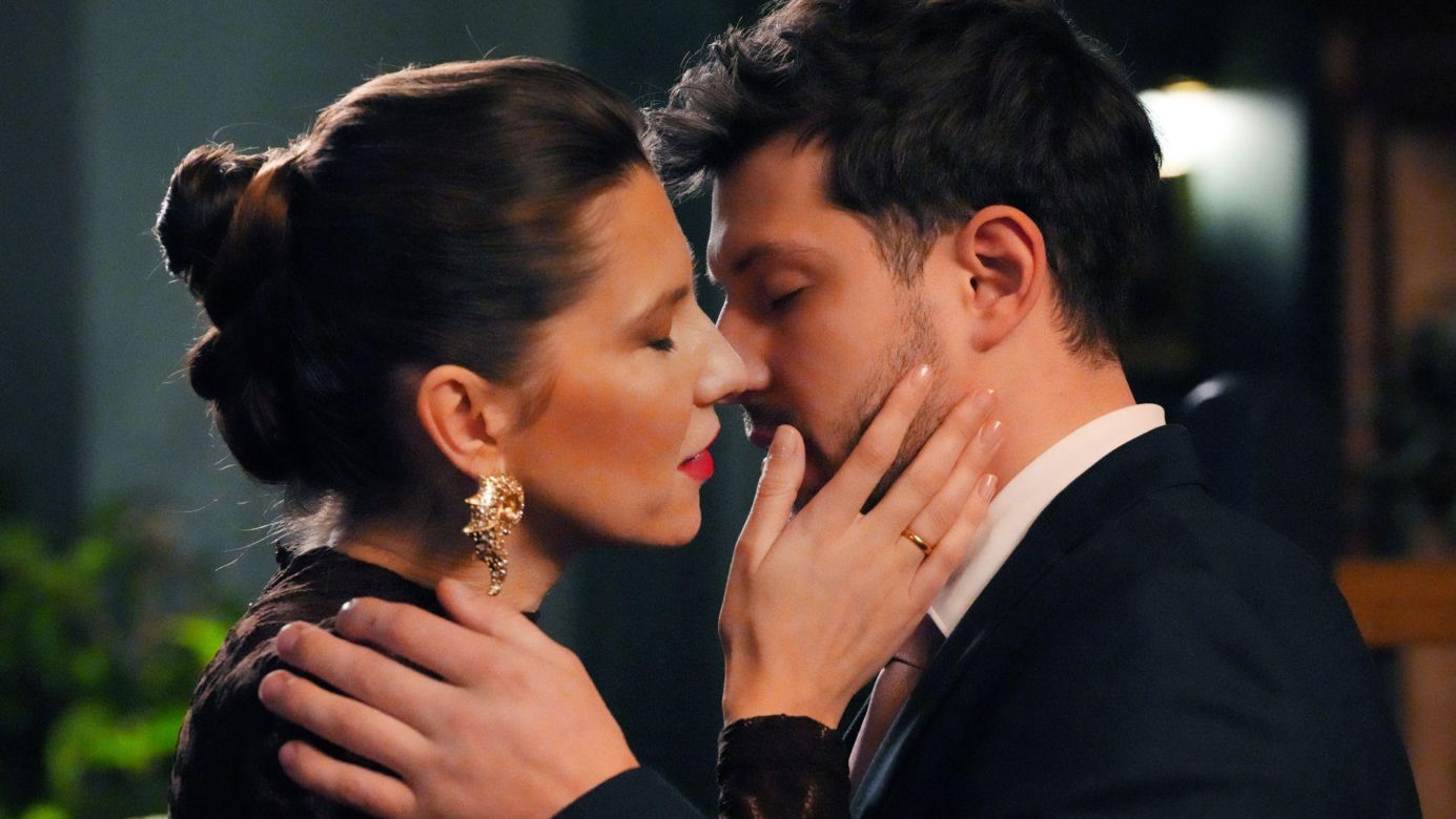 Barwy szczęścia, odc. 3362. Justin (Jasper Sołtysiewicz), Regina (Kamila Kamińska)