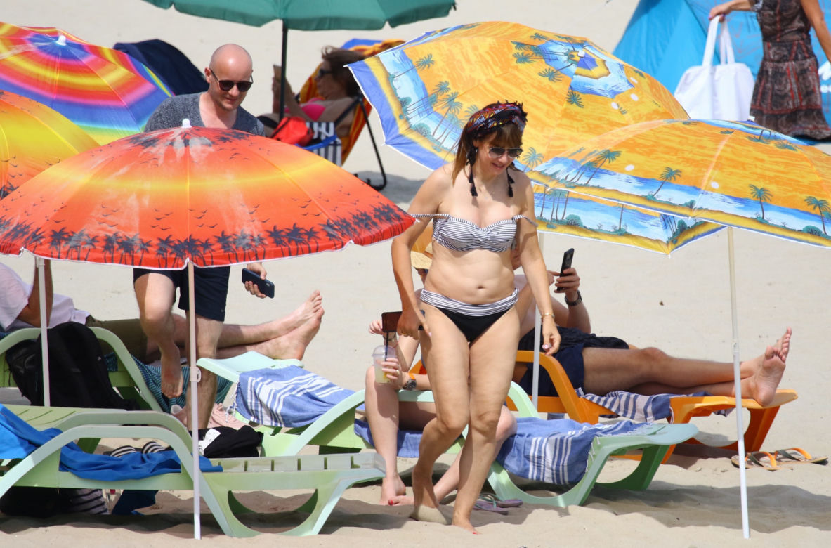 Grażyna Wolszczak w bikini