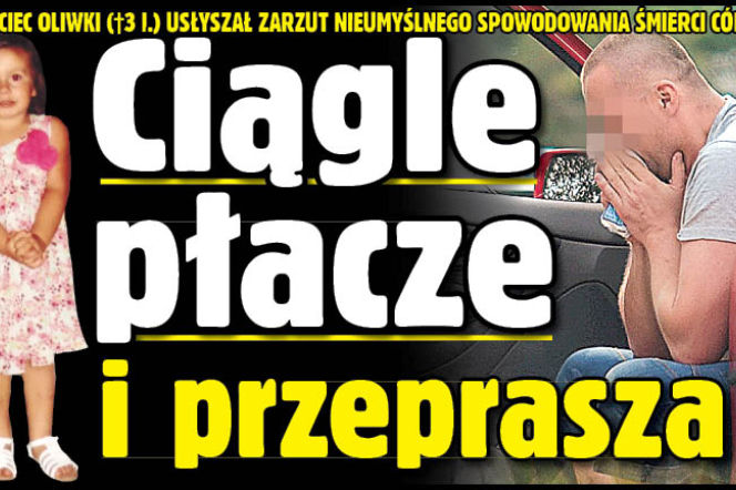 Ciągle płacze i przeprasza