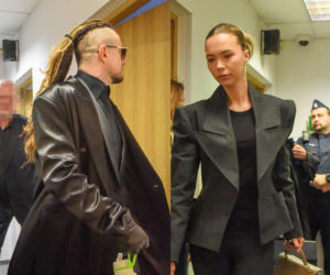 Zdenerwowana Kubicka i Baron na rozprawie rozwodowej. Trwała tylko 15 minut! Pojawiła się policja