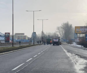 Ogromne protesty kierowców na Słowacji