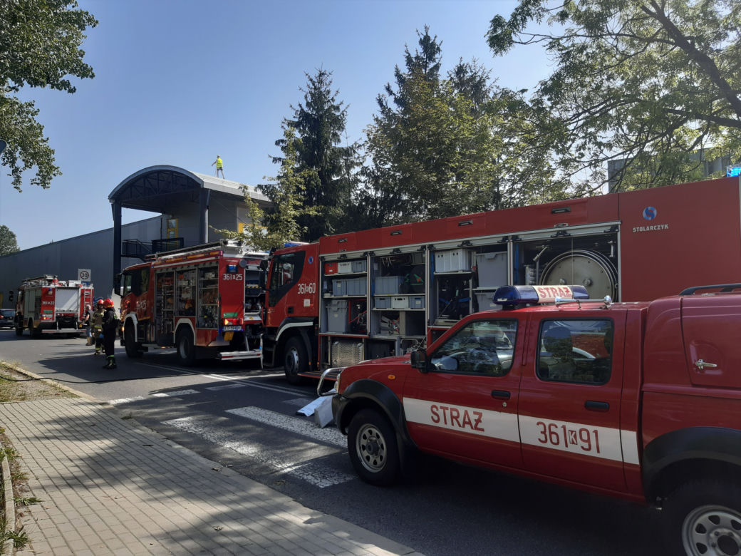 Interwencja strażaków na Nadbrzeżnej 
