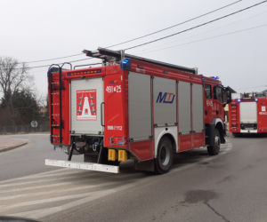 Zderzenie auta osobowego ze skuterem u zbiegu Targowej z Iłżecką