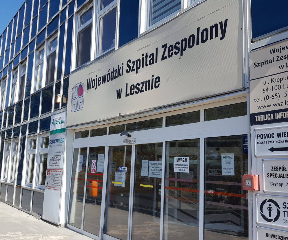 ​W szpitalu w Lesznie powstaje oddział covidowy. Gotowy ma być na piatek
