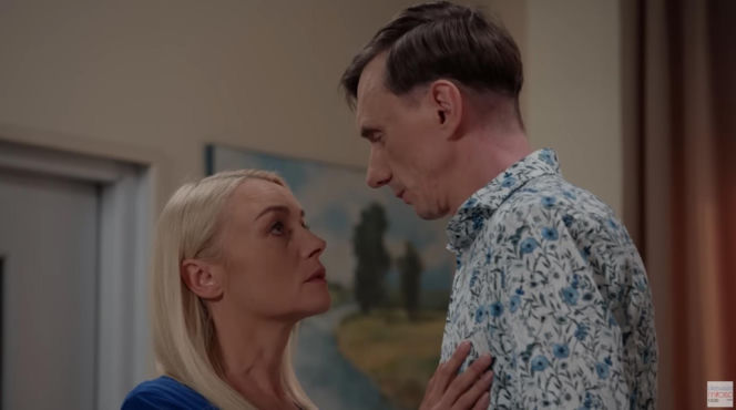 Pierwsza miłość odc. 4123. Emilka (Anna Ilczuk), Fryderyk (Andrzej Kłak)