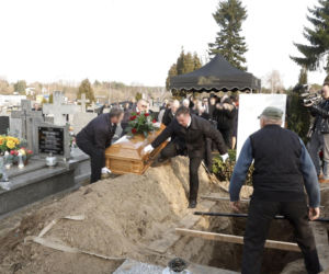 Pogrzeb fotoreportera Adama Chełstowskiego