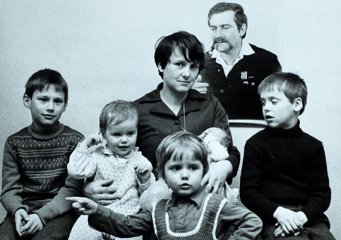 Lech Wałęsa i jego dzieci