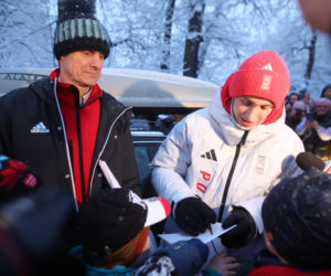 Kacper Tomasiak powitany po IO w rodzinnych stronach