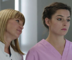 LEKARZE 2 sezon odcinek 9 (odc. 22). Sylwia (Katarzyna Bujakiewicz), Beata (Agnieszka Więdłocha)