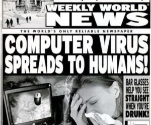 World Weekly News: Wirus komputerowy, którzy przenosi się na ludzi