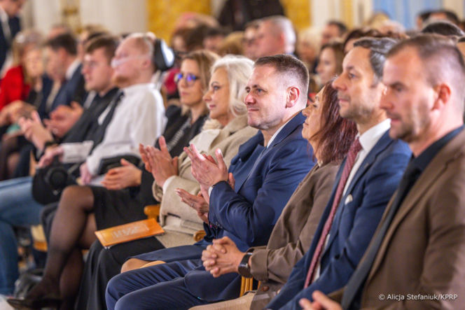 Marta Nawrocka na finale konkursu "Człowiek bez barier"