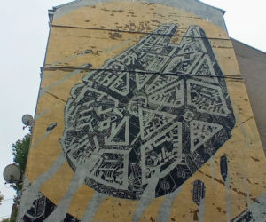 Nowy mural przy ul. Kolumba