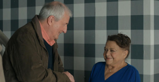 Barwy szczęścia odc. 3371. Lucyna (Grażyna Zielińska), Krzysztof Jaworski (Jacek Kałucki)