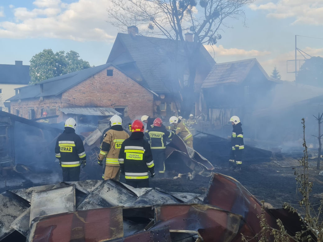 Pożar w Szczypiornie