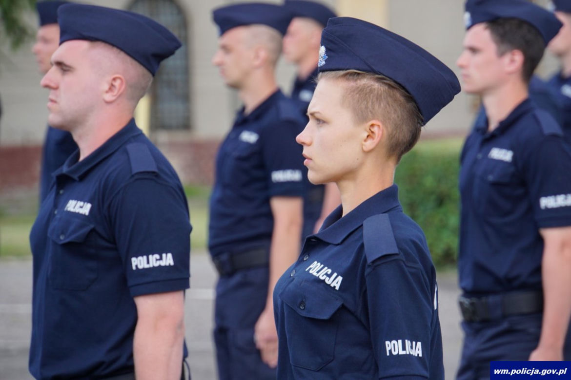 Nowi policjanci na Warmii i Mazurach