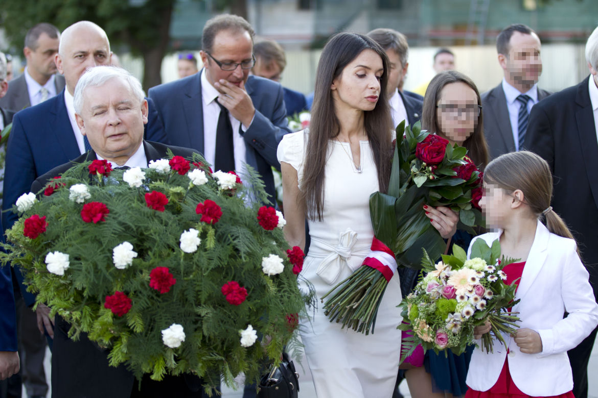 Marta Kaczyńska ze stryjem Jarosławem Kaczyńskim