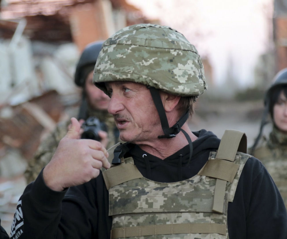 Sean Penn kręci film dokumentalny o wojnie w Ukrainie