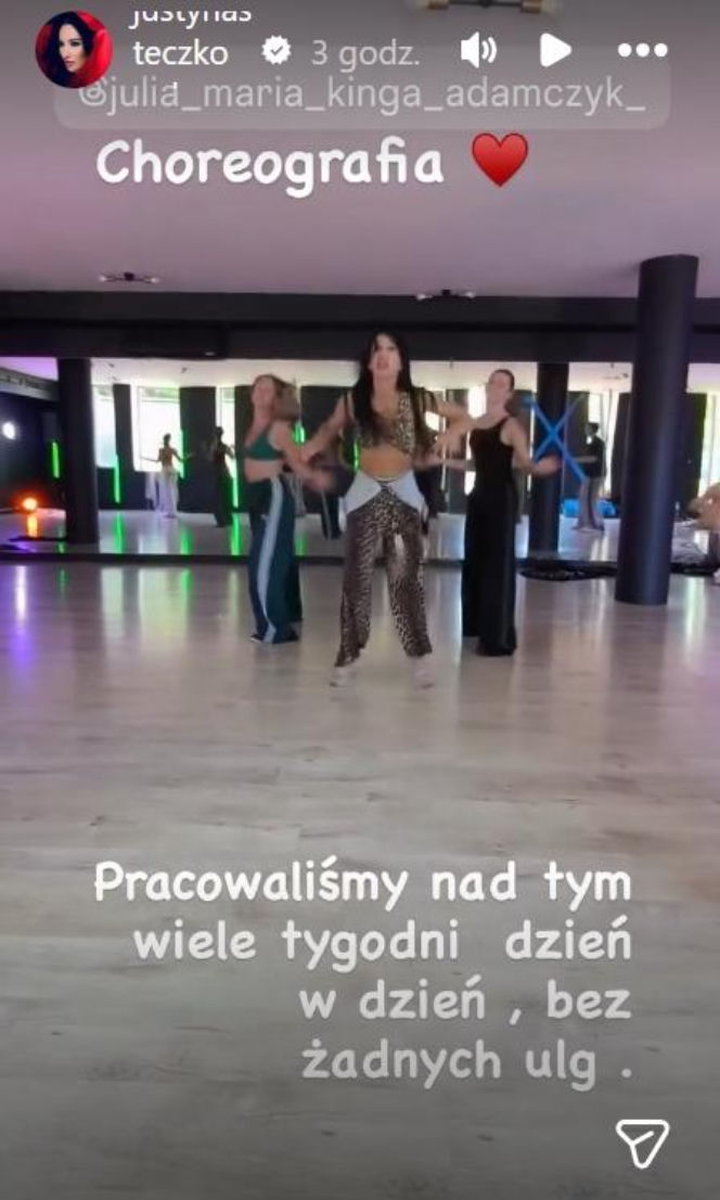 Steczkowska na próbach przed Opolem