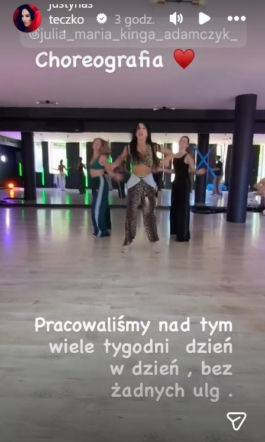Steczkowska na próbach przed Opolem