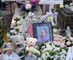 Grób zamordowanej Danusi