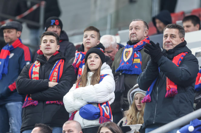 Piast Gliwice - Legia Warszawa, zdjęcia kibiców i zawodników z meczu 18. kolejki PKO BP Ekstraklasy