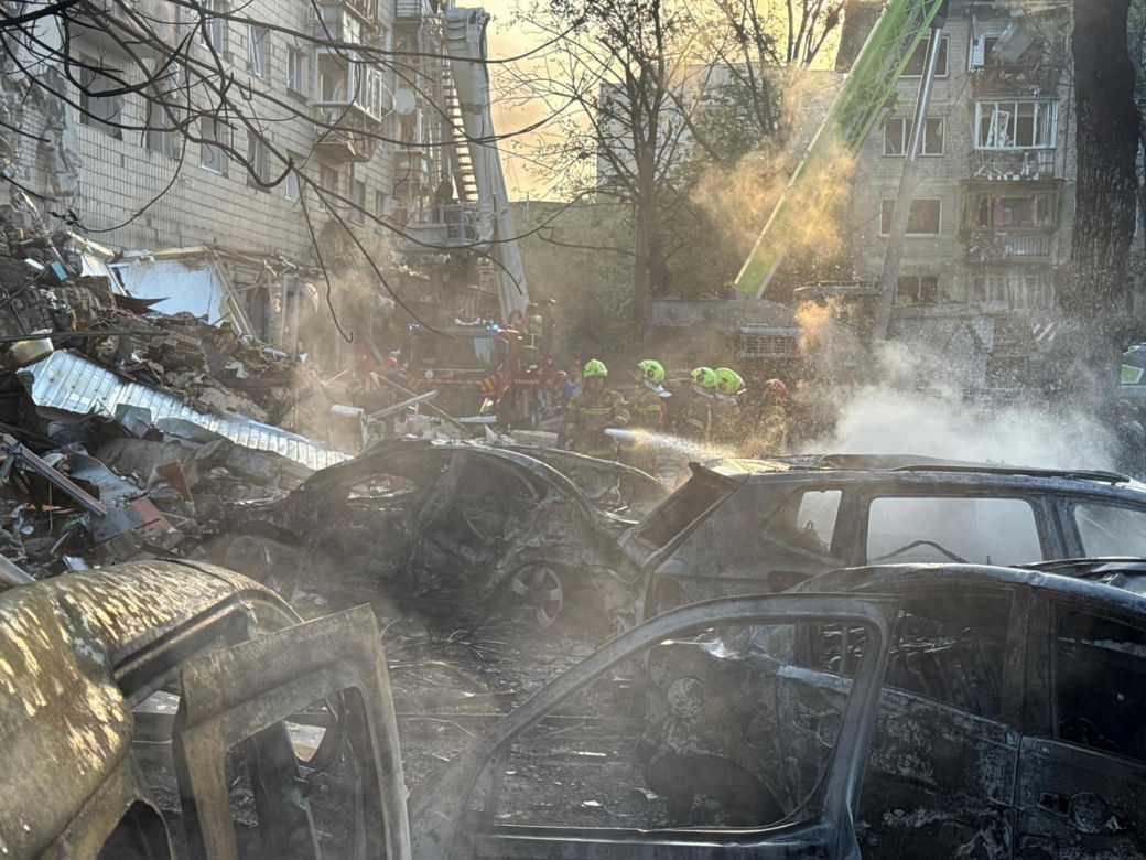 Skutki rosyjskiego ataku na Kijów