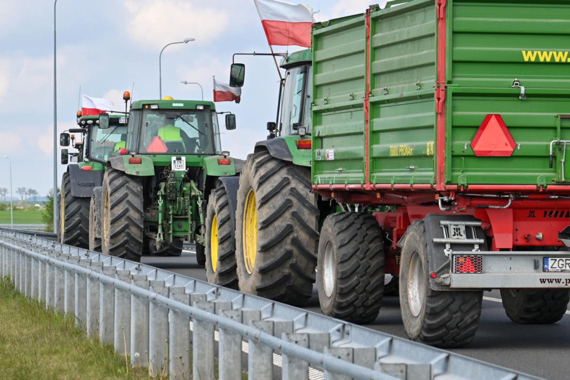 Protest rolników S3 Pyrzyce
