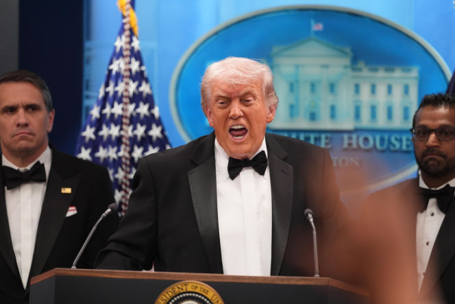 Strzały na kolacji z udziałem Donalda Trumpa