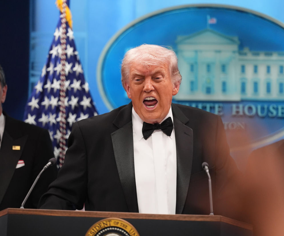 Strzały na kolacji z udziałem Donalda Trumpa