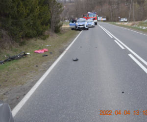Groźny wypadek w Zborowicach. Lądował helikopter LPR