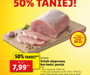 Schab wieprzowy 7,99 zł/kg