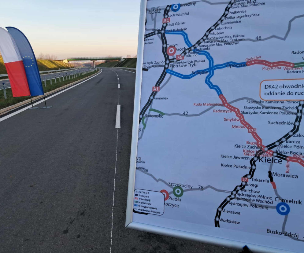 Pierwszy fragment obwodnicy Wąchocka niebawem będzie otwarty!