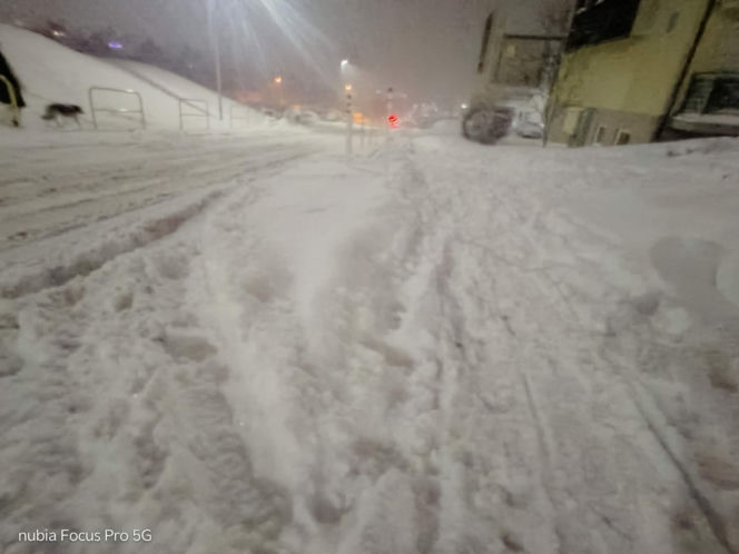 Olsztyn zasypany śniegiem