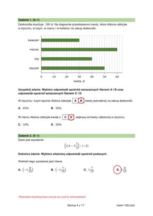 Egzamin ósmoklasisty 2026 z matematyki – arkusze CKE, odpowiedzi i rozwiązania zadań z matematyki [12.05.2026]