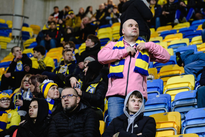 Arka Gdynia - Lechia Gdańsk: Zdjęcia kibiców z derbów Trójmiasta w ramach 23. kolejki PKO BP Ekstraklasy