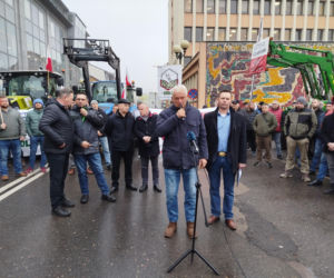 Rolnicy z regionu Siedleckiego protestowali w Siedlcach