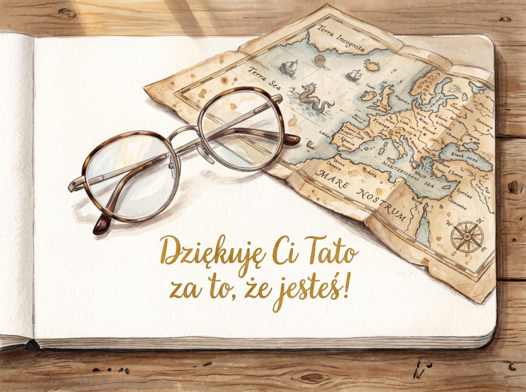 Kartka z życzeniami na Dzień Ojca