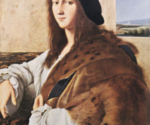Rafael Santi - ZAGINIONY - Portret Młodzieńca początek XIV w