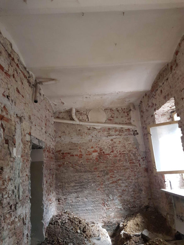 Remont hotelu przyn hali sportowej w Przemyślu